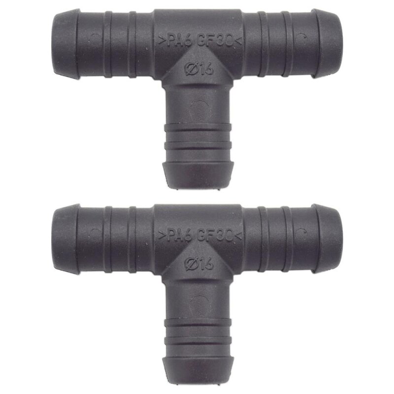 2 x YOU.S Original Schlauchverbinder Zwischenstück RGV Ø 16x16x16 mm - T-Stück