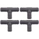 4 x YOU.S Original Schlauchverbinder Zwischenstück RGV Ø 16x16x16 mm - T-Stück