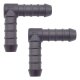 2 x YOU.S Original Schlauchverbinder Zwischenstück RGV Ø 12 mm 90° Winkel - L Form
