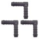 3 x YOU.S Original Schlauchverbinder Zwischenstück RGV Ø 10 mm 90° Winkel - L Form