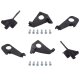 2 x YOU.S Original Scheinwerferhalter Reparatursatz VORNE LINKS und RECHTS kompatibel mit VW Golf VI (5K1) (517) (AJ5) - 5K0998225