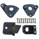 YOU.S Original Hauptscheinwerfer Halterung Reparaturset VORNE RECHTS kompatibel mit VW Caddy III IV - 2K5998226