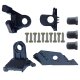 YOU.S Original Hauptscheinwerfer Halterung Reparaturset VORNE LINKS kompatibel mit VW kompatibel mit Passat (36_) - 3AA998225