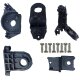 YOU.S Original Hauptscheinwerfer Halterung Reparaturset VORNE RECHTS kompatibel mit Seat kompatibel mit Leon 5F1 5F5 5F8 - 5F0998226