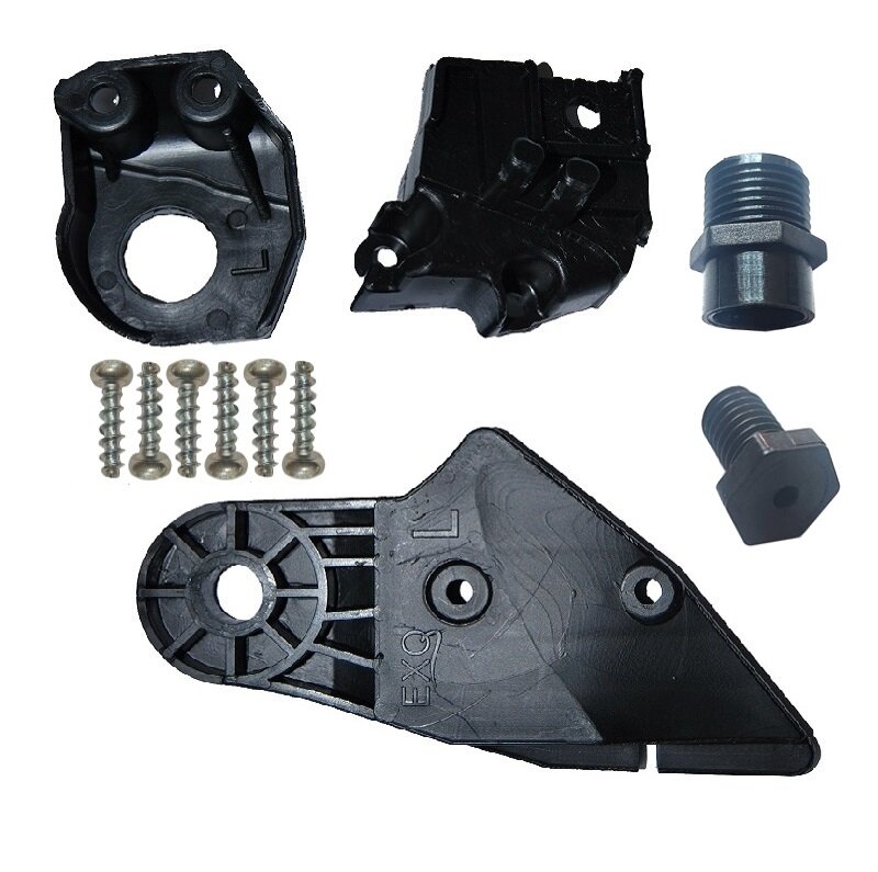 YOU.S Original Scheinwerfer Halterung Reparaturset VORNE LINKS kompatibel mit Mercedes C-Klasse W204 T-Model S204 - A2048201114
