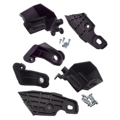 2 x YOU.S Original Scheinwerferhalter Reparaturset VORNE LINKS + RECHTS kompatibel mit Fiat kompatibel mit Doblo Cargo 263 - 52086862