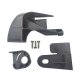 YOU.S Original Scheinwerferhalterung Reparaturset VORNE RECHTS kompatibel mit Citroen kompatibel mit Fiat kompatibel mit Peugeot - 52060152