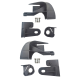 2 x YOU.S Original Scheinwerferhalterung Reparaturset VORNE LINKS + RECHTS kompatibel mit Citroen kompatibel mit Fiat kompatibel mit Peugeot - 52060153