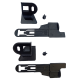 2 x YOU.S Original Scheinwerferhalterung Reparaturset VORNE LINKS + RECHTS UNTEN kompatibel mit Renault Fluence (L3) - 260608656R