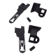 2 x YOU.S Original Scheinwerferhalterung Reparaturset VORNE LINKS + RECHTS UNTEN kompatibel mit Renault Fluence (L3) - 260608656R