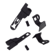 2 x YOU.S Original Scheinwerferhalterung Reparaturset VORNE LINKS + RECHTS UNTEN kompatibel mit Renault Fluence (L3) - 260608656R