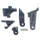 2 x  YOU.S Original Scheinwerferhalterung Reparaturset VORNE LINKS + RECHTS kompatibel mit Dacia Duster - 260609367R