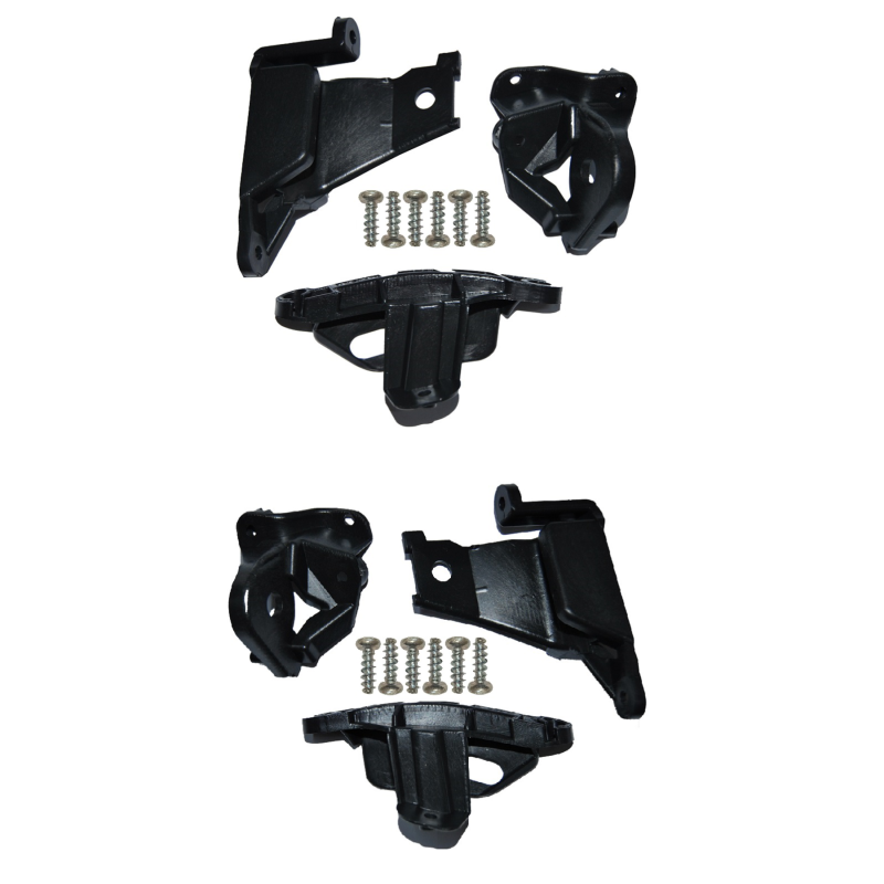 2 x YOU.S Original Scheinwerferhalterung Reparaturset VORNE RECHTS + LINKS kompatibel mit Peugeot 308 / RCZ - 6212.E4