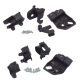2 x YOU.S Original Scheinwerferhalterung Reparaturset VORNE LINKS + RECHTS kompatibel mit Peugeot Partner Kasten (K9) / Rifter - 9824199280