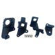 2 x YOU.S Original Scheinwerfer Halterung Reparaturset VORNE LINKS + RECHTS kompatibel mit Citroen C5 III / Break - 6212.F0