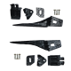 2 x YOU.S Original Scheinwerfer Halterung Reparaturset VORNE LINKS + RECHTS kompatibel mit Ford Fiesta VI (CB1, CCN) / Van Baujahr ab 01/2013 - 1874073 #1