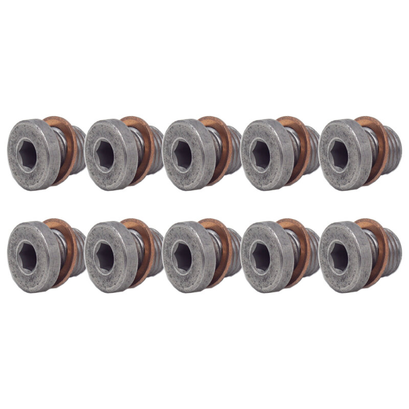 10 x YOU.S Original Ölablassschraube Ölwanne Schraube M10x1,0 mm kompatibel mit Audi kompatibel mit Seat kompatibel mit Skoda kompatibel mit VW - N90281802