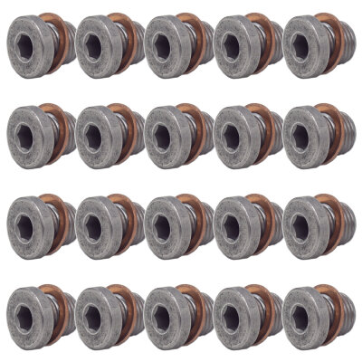 20 x YOU.S Original Ölablassschraube Ölwanne Schraube M10x1,0 mm kompatibel mit Audi kompatibel mit Seat kompatibel mit Skoda kompatibel mit VW - N90281802
