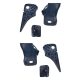 2 x YOU.S Original Scheinwerfer Halterung Reparaturset VORNE LINKS + RECHTS kompatibel mit Ford Focus IV - 2209687