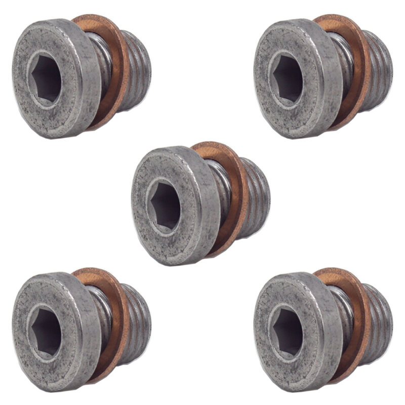 5 x YOU.S Original Ölablassschraube Ölwanne Schraube M10x1,0 mm kompatibel mit VW - N90281802