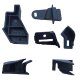 YOU.S Original Hauptscheinwerfer Halterung Reparaturset VORNE LINKS kompatibel mit Nissan kompatibel mit Qashqai II SUV (J11) - 274809