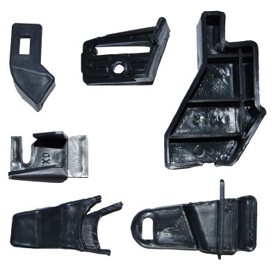 2 x YOU.S Original Hauptscheinwerfer Halterung Reparaturset VORNE LINKS + RECHTS kompatibel mit Nissan kompatibel mit Qashqai II SUV (J11) - 274809
