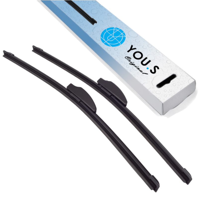 YOU.S Scheibenwischer Vorne 450 + 450 mm kompatibel mit Daewoo Daihatsu Fiat Ford Honda Hyundai Jeep Land Rover Mazda Mercedes