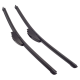 YOU.S Scheibenwischer Vorne 450 + 450 mm kompatibel mit Daewoo Daihatsu Fiat Ford Honda Hyundai Jeep Land Rover Mazda Mercedes