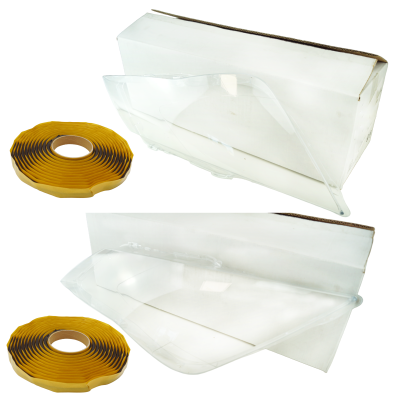 2 x YOU.S Original Scheinwerferglas Ersatzglas +...