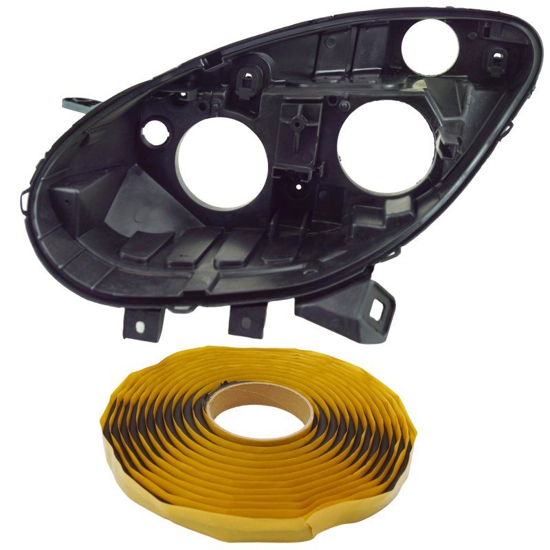 YOU.S Original Scheinwerfergehäuse Hauptscheinwerfer Gehäuse VORNE LINKS kompatibel mit Fiat kompatibel mit Doblo (263) kompatibel mit Opel Combo (X12) - 51810672