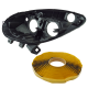 YOU.S Original Scheinwerfergehäuse Hauptscheinwerfer Gehäuse VORNE LINKS kompatibel mit Fiat kompatibel mit Doblo (263) kompatibel mit Opel Combo (X12) - 51810672