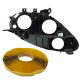 YOU.S Original Scheinwerfergehäuse Hauptscheinwerfer Gehäuse VORNE LINKS kompatibel mit Fiat kompatibel mit Doblo (263) kompatibel mit Opel Combo (X12) - 51810672