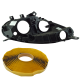 YOU.S Original Scheinwerfergehäuse Hauptscheinwerfer Gehäuse VORNE LINKS kompatibel mit Fiat kompatibel mit Doblo (263) kompatibel mit Opel Combo (X12) - 51810672