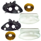2 x YOU.S Original Scheinwerfergehäuse + Scheinwerferglas VORNE LINKS + RECHTS kompatibel mit Fiat kompatibel mit Doblo (263) kompatibel mit Opel Combo (X12) - 51810672