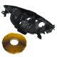YOU.S Original Scheinwerfergehäuse Hauptscheinwerfer Gehäuse VORNE LINKS kompatibel mit Renault kompatibel mit Megane IV - 260601571R