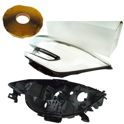 YOU.S Original Scheinwerfergehäuse + Scheinwerferglas VORNE LINKS kompatibel mit Renault kompatibel mit Megane IV - 260601571R