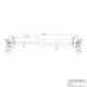 Gasdruckfeder kompatibel mit CASE IH C 82 Cab Standard und Deluxe 433 533 633 733 833 - Heckscheibe - 1 Stück - 1284636C1 YOU.S