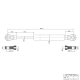 Gasfedern kompatibel mit CASE IH 238, 248, 258, 268, 278, 288, 374, 384, 385, 454, 475, 484, 485, 574, 584, 585, 684, 685, 784, 785, Hydro 84 - Frontscheibe - 2 Stück YOU.S