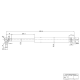 Gasdruckfeder kompatibel mit CASE IH 595 695 743 745 795 844 845 856 - Heckscheibe - 1 Stück - 1328453C1 YOU.S