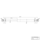 Gasdämpfer kompatibel mit CASE IH 644 744 844 946 955 1046 1055 1246 - Heckscheibe - 2 Stück - 3221531R1 YOU.S