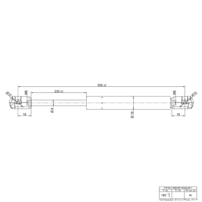 Gasfedern kompatibel mit CASE IH Schlepperkabine XL 956 995 1055 1056 1255 - Heckscheibe - 2 Stück - 3234163R1 YOU.S