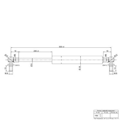 Gasdruckfeder kompatibel mit CASE IH 3210 3220 3230 4210...