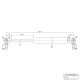 Gasdruckfeder kompatibel mit Fendt Farmer / GT/GTA / Vario - Frontscheibe - 1 Stück - H205810040030 YOU.S