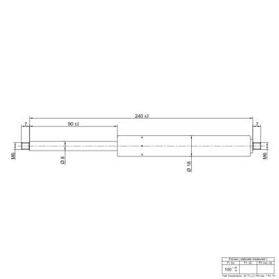 Gasdruckfedern kompatibel mit Ford 2310 2610 2810 2910...