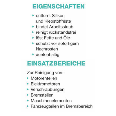 12 Stück YOU.S Premium Care Schnellentfetter / Bremsenreiniger - 500 ml