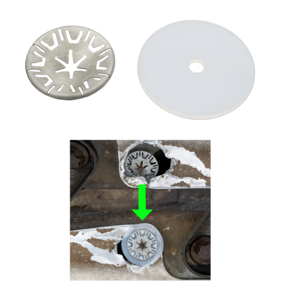 Unterboden Reparatur Klemmscheiben Universal 10er Set - N90796501 YOU.S Original