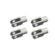 Gabelkopf M6 Ø 5 mm Gesamtlänge: 26 mm für Gasdruckfeder - 4 Stück - YOU.S Original