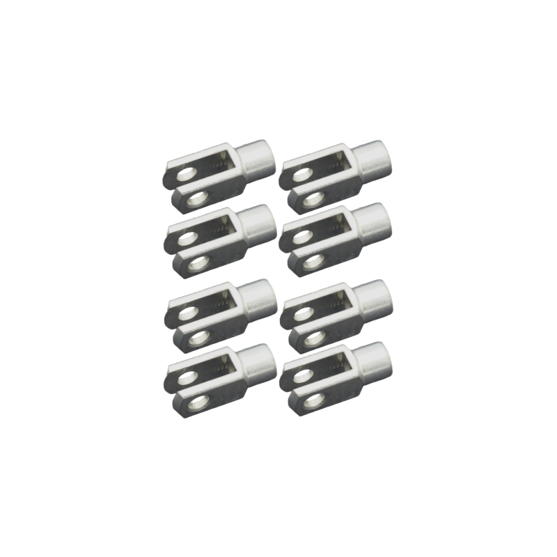 Gabelkopf M6 Ø 5 mm Gesamtlänge: 26 mm für Gasdruckfeder - 8 Stück - YOU.S Original