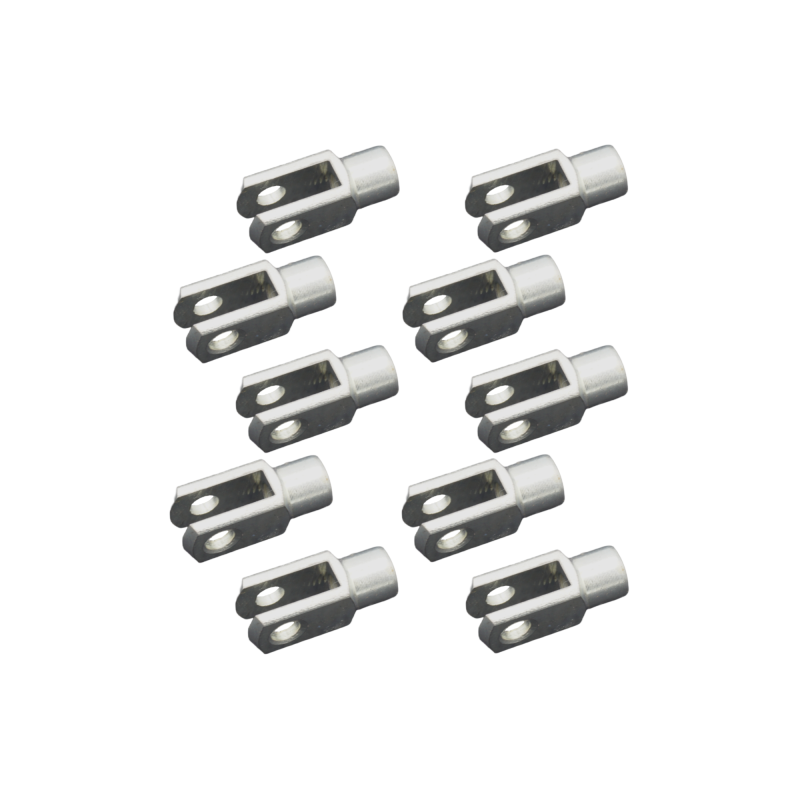 Gabelkopf M6 Ø 5 mm Gesamtlänge: 26 mm für Gasdruckfeder - 10 Stück - YOU.S Original