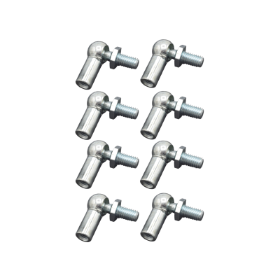 M6 Winkelgelenk Kugelgelenk CS für Gasdruckfeder - M8 Gewindezapfen Kugeldurchmesser 10 mm - 8 Stück - YOU.S Original